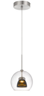 Dimmable with Lutron Brand Dimmers: DVCL-153P, SCL LED Mini Pendant in Smoked (225|UP-335-CL-SMOCL)