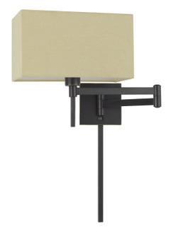 Robson One Light Swing Arm Wall Lamp in Dark Bronze (225|WL-2930-DB)