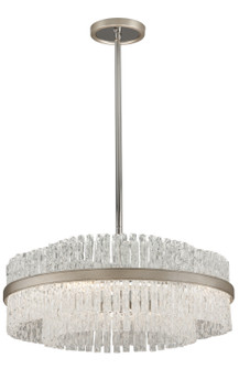 Chime Eight Light Chandelier in Silver Leaf (68|204-46)