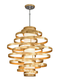 Vertigo Three Light Chandelier in Gold Leaf (68|225-76)