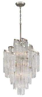 Mont Blanc 13 Light Chandelier in Modern Silver Leaf (68|243-413)