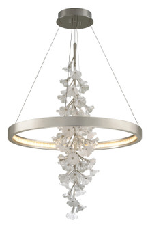 Jasmine LED Chandelier in Silver Leaf (68|269-72)