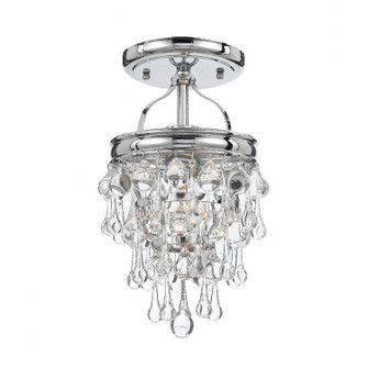 Calypso One Light Semi Flush Mount in Polished Chrome (60|131-CH_CEILING)