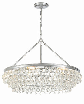 Calypso Six Light Chandelier in Polished Chrome (60|275-CH)