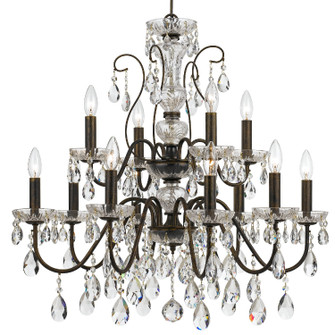 Butler 12 Light Chandelier in English Bronze (60|3029-EB-CL-MWP)