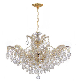 Maria Theresa Six Light Chandelier in Gold (60|4439-GD-CL-S)