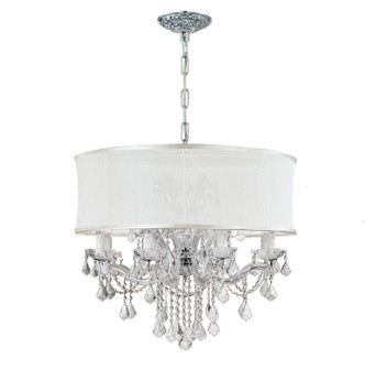 Brentwood 12 Light Chandelier in Polished Chrome (60|4489-CH-SMW-CL-S)