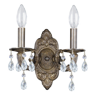 Paris Market Two Light Wall Sconce in Venetian Bronze (60|5022-VB-CL-MWP)