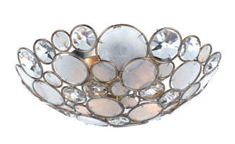 Palla Three Light Flush Mount in Antique Silver (60|524-SA)