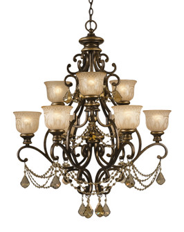 Norwalk Nine Light Chandelier in Bronze Umber (60|7509-BU-GT-MWP)