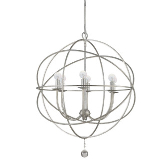 Solaris Six Light Chandelier in Olde Silver (60|9226-OS)