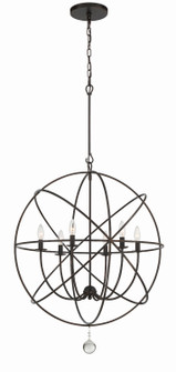 Solaris Six Light Chandelier in English Bronze (60|9228-EB)
