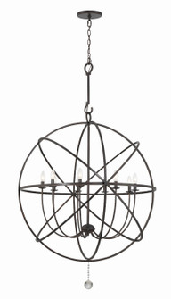 Solaris Nine Light Chandelier in English Bronze (60|9229-EB)