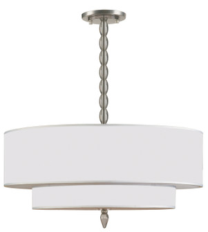 Luxo Five Light Chandelier in Satin Nickel (60|9507-SN)