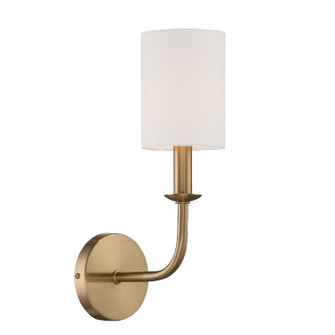 Bailey One Light Wall Sconce in Aged Brass (60|BAI-A2101-AG)