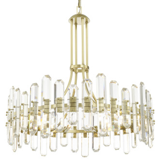 Bolton 12 Light Chandelier in Aged Brass (60|BOL-8889-AG)