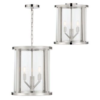 Devon Four Light Mini Chandelier in Polished Nickel (60|DEV-B8004-PN)