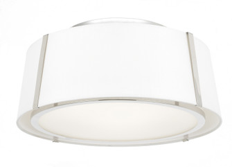 Fulton Three Light Semi Flush Mount in Polished Nickel (60|FUL-905-PN)