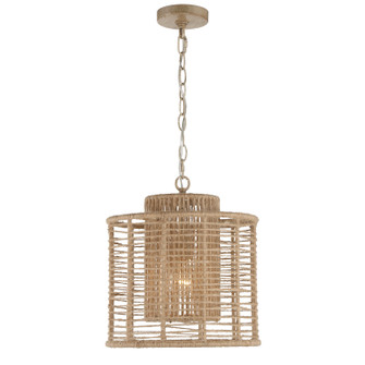 Jayna One Light Pendant in Burnished Silver (60|JAY-A5001-BS)