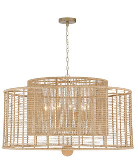 Jayna 12 Light Chandelier in Burnished Silver (60|JAY-A5009-BS)