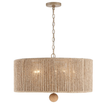 Jessa Five Light Pendant in Burnished Silver (60|JES-B7105-BS)