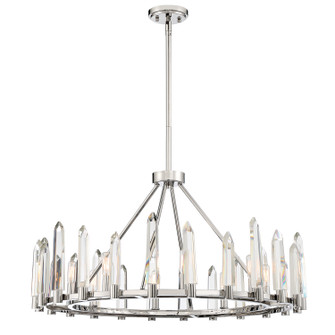 Watson Eight Light Chandelier in Polished Nickel (60|WAT-B2008-PN)