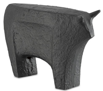 Sampson Bull Collection Bull in Textured Matte Black (142|1200-0062)