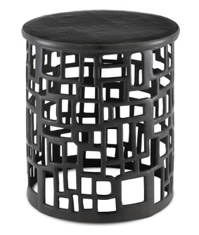 Wasi Accent Table in Black Nickel (142|4000-0115)