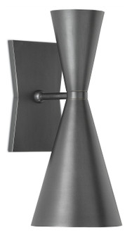 Gino Two Light Wall Sconce in Dark Gray/White Interior (142|5000-0044)