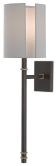 Rocher One Light Wall Sconce in Hand Rubbed Bronze/Contemporary Gold Leaf (142|5000-0119)