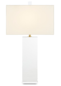 Clara One Light Table Lamp in Clear/Brass (142|6000-0770)