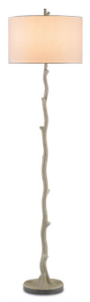 Beaujon One Light Floor Lamp in Faux Bois/Aged Steel (142|8064)