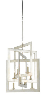 Middleton Eight Light Chandelier in Contemporary Silver Leaf (142|9000-0523)
