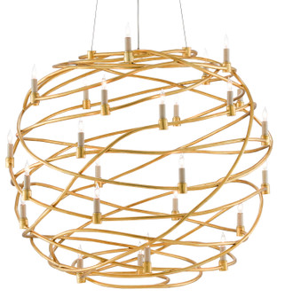 Franchette 26 Light Chandelier in Contemporary Gold Leaf (142|9000-0548)