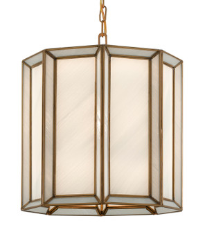 Daze One Light Pendant in Antique Brass/White (142|9000-0574)