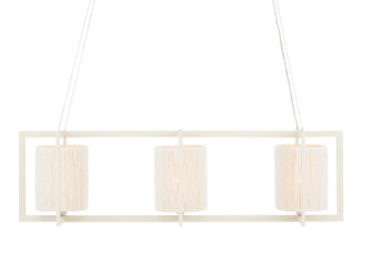 Monreale Three Light Chandelier in White (142|9000-0838)