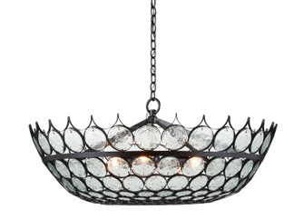 Augustus Three Light Chandelier in Clear/Bronze (142|9000-0879)