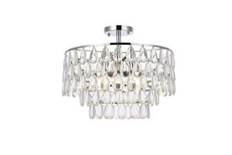 Mila Five Light Flush Mount in Chrome (173|1103F18C)