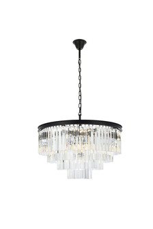 Sydney 17 Light Chandelier in Matte Black (173|1201D32MB/RC)