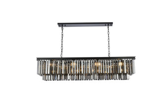 Sydney 12 Light Chandelier in Matte Black (173|1202D60MB-SS/RC)