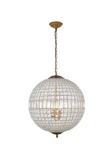 Olivia Five Light Chandelier in French Gold (173|1205D24FG/RC)