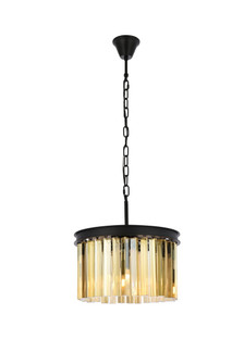 Sydney Three Light Pendant in Matte Black (173|1208D16MB-GT/RC)