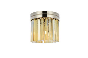 Sydney Three Light Flush Mount in Polished nickel (173|1208F12PN-GT/RC)