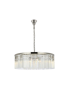 Sydney Ten Light Chandelier in Polished nickel (173|1208G43PN/RC)