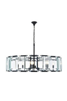 Monaco Ten Light Chandelier in Flat Black (Matte) (173|1211D43FB)