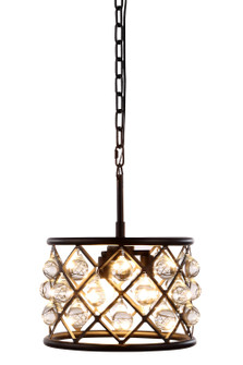 Madison Three Light Pendant in Matte Black (173|1213D12MB/RC)