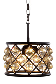 Madison Three Light Pendant in Matte Black (173|1214D12MB-GT/RC)