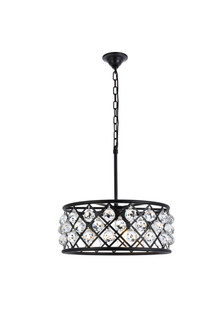 Madison Five Light Chandelier in Matte Black (173|1214D20MB/RC)