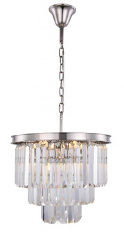 Sydney Nine Light Chandelier in Polished Nickel (173|1231D20PN/RC)