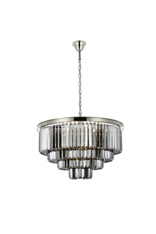 Sydney 17 Light Chandelier in Polished nickel (173|1231D32PN-SS/RC)